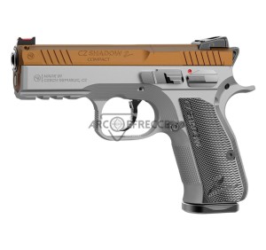 CZ PISTOLA SHADOW 2 COMPACT CAL 9x19 9 LUGER INDUSTRIAL GOLD 