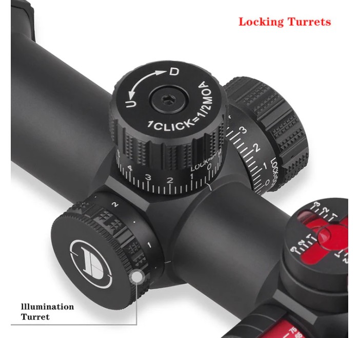 DISCOVERY OPTICS OTTICA WG 1.2-6x24 IR AI ANELLI WEAVER