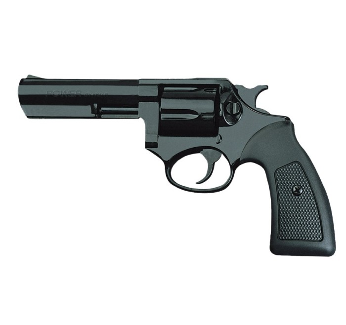 KIMAR PISTOLA REVOLVER A SALVE POWER 4" NERO 380 5C 