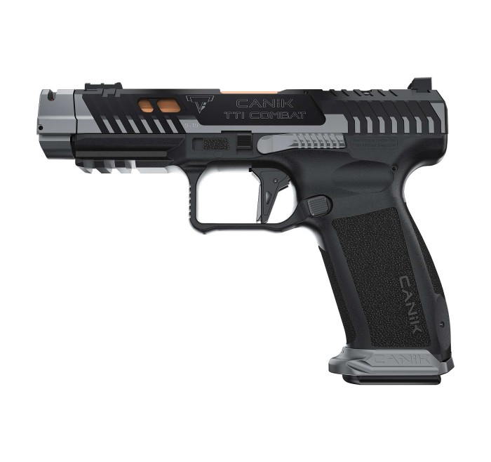 CANIK PISTOLA TTI COMBAT 4.6" CAL 9x19 9 LUGER SMOKE 18C 