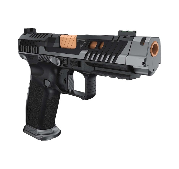 CANIK PISTOLA TTI COMBAT 4.6" CAL 9x19 9 LUGER SMOKE 18C 