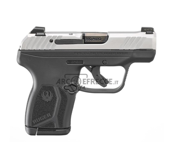 RUGER PISTOLA LCP MAX 2.8" CAL 9 CORTO/380 MATTE INOX 10C 