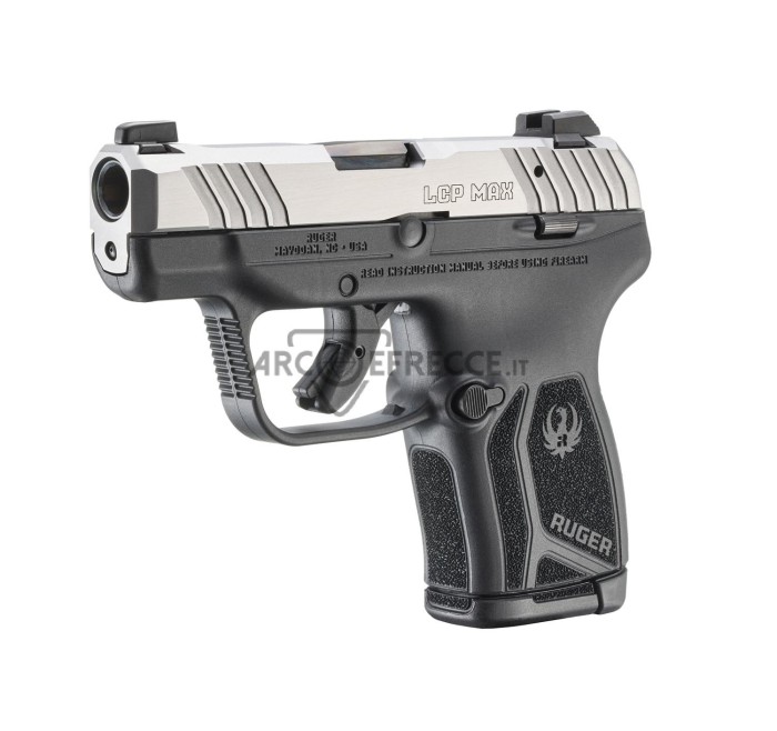 RUGER PISTOLA LCP MAX 2.8" CAL 9 CORTO/380 MATTE INOX 10C 