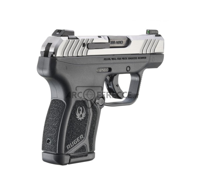 RUGER PISTOLA LCP MAX 2.8" CAL 9 CORTO/380 MATTE INOX 10C 