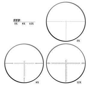 DISCOVERY OPTICS OTTICA HT 3-12x40 SF FFP CANNOCCHIALE