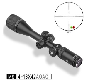DISCOVERY OPTICS OTTICA MS 4-16x42 AO IR TUBO 1" ANELLI 11mm CANNOCCHIALE