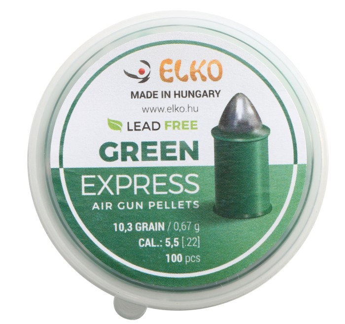 ELKO PIOMBINO DIABOLO GREEN EXPRESS 0,67g Cal. 5,5mm *Conf. 100pz* 