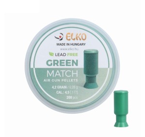 ELKO PIOMBINO DIABOLO GREEN MATCH 0,28g Cal. 4,5mm *Conf. 200pz* 