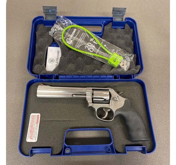 *USATO* SMITH&WESSON REVOLVER 686 PLUS 6" CAL 357MAG INOX 