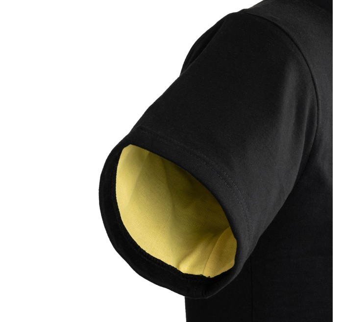 OPENLAND T-SHIRT IN KEVLAR RESISTENTE AL TAGLIO NERA