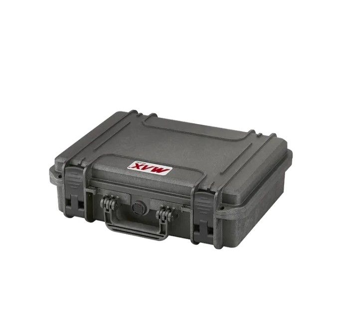 PLASTICA PANARO VALIGIA RIGIDA Mod MAX380H115S NERA CON SPUGNA CUBETTATA