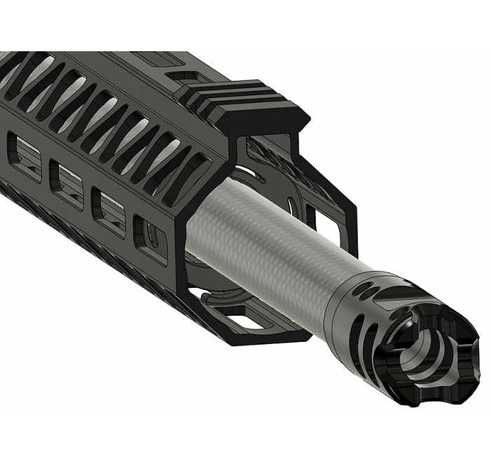 RETRO ARMS INSERTO CENTRATURA CANNA ESTERNA M-LOK 9565