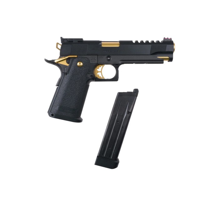 MARUI PISTOLA SOTAIR A GAS HI-CAPA 5.1 GOLD/BLACK