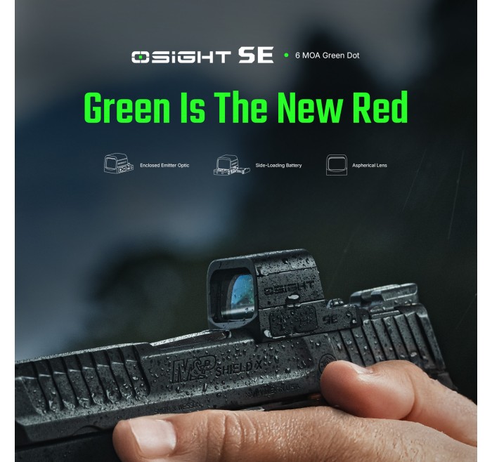 OSIGHT GREEN DOT SE MULTIRETICOLO 6 MOA