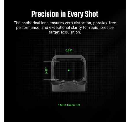 OSIGHT GREEN DOT SE MULTIRETICOLO 6 MOA