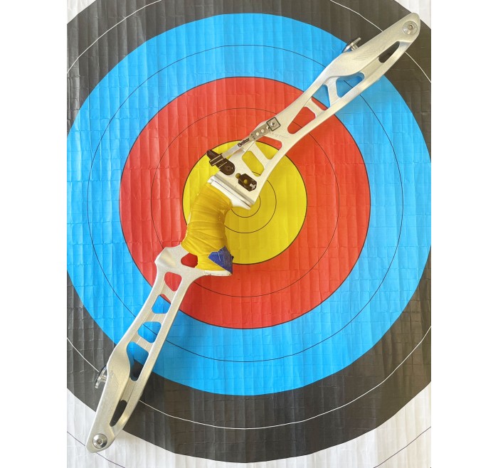 *USATO* FIVICS RISER VELLATOR 2 SILVER RH (destro) - con rest SHIBUYA e clicker BEITER