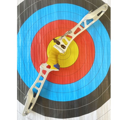 *USATO* FIVICS RISER VELLATOR 2 SILVER RH (destro) - con rest SHIBUYA e clicker BEITER