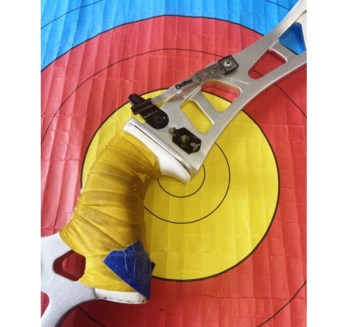 *USATO* FIVICS RISER VELLATOR 2 SILVER RH (destro) - con rest SHIBUYA e clicker BEITER