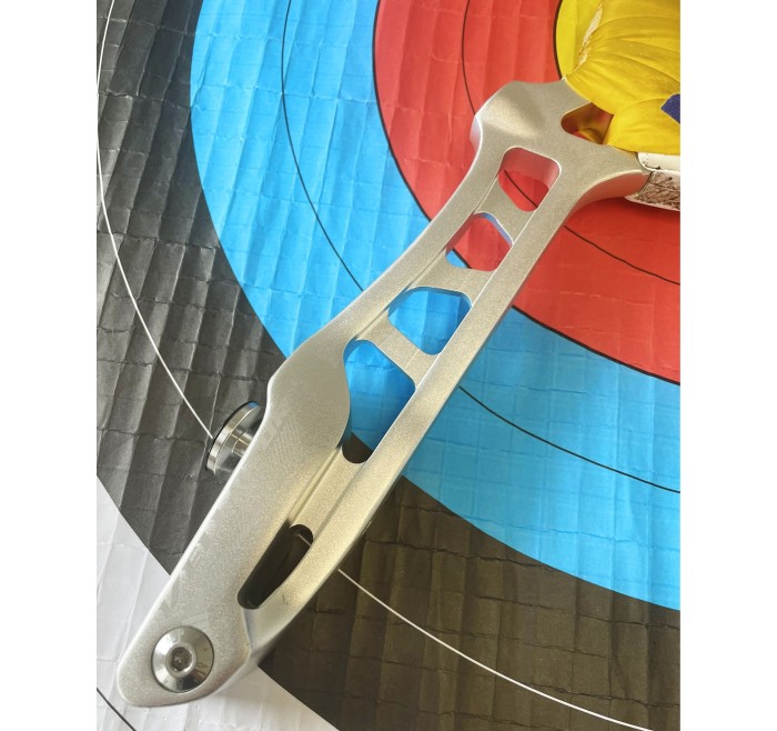 *USATO* FIVICS RISER VELLATOR 2 SILVER RH (destro) - con rest SHIBUYA e clicker BEITER