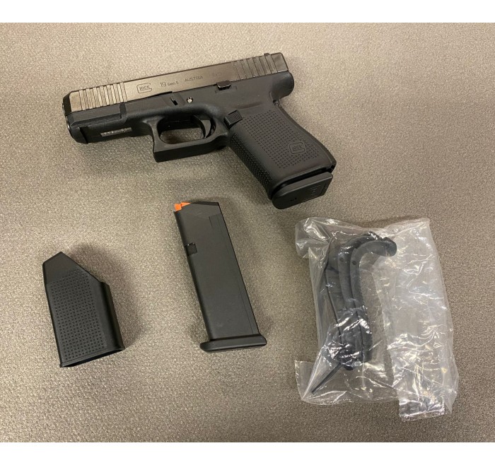 *USATO* GLOCK PISTOLA Mod 19 5°GEN FS CAL 9x19 9 LUGER 