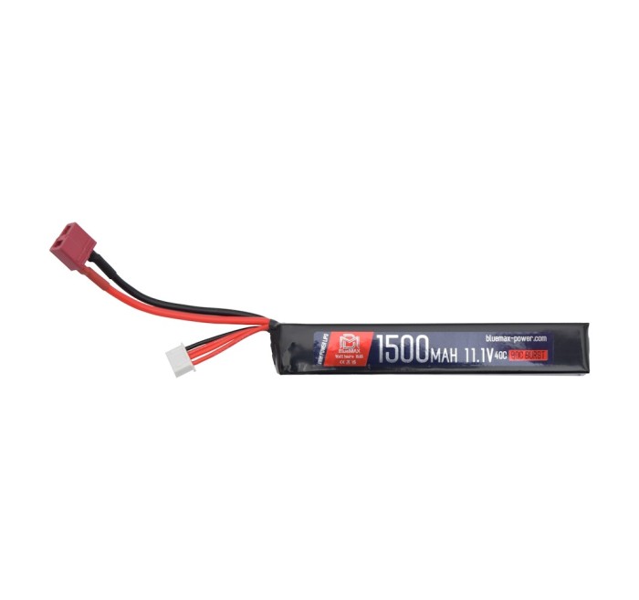 BLUEMAX POWER BATTERIA EXTREME LI-PO 11.1V x 1500MAH 40C STICK DEANS