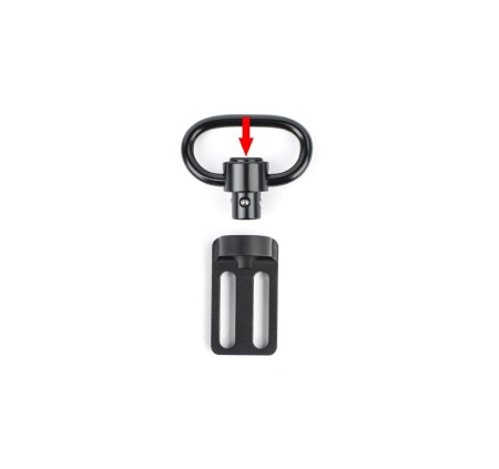 METAL ATTACCO CINGHIA 2 TO 1 POINT TRIGLIDE