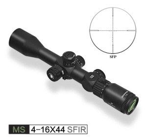 DISCOVERY OPTICS OTTICA MS 4-16x44 TUBO 30mm ANELLI 11mm CANNOCCHIALE