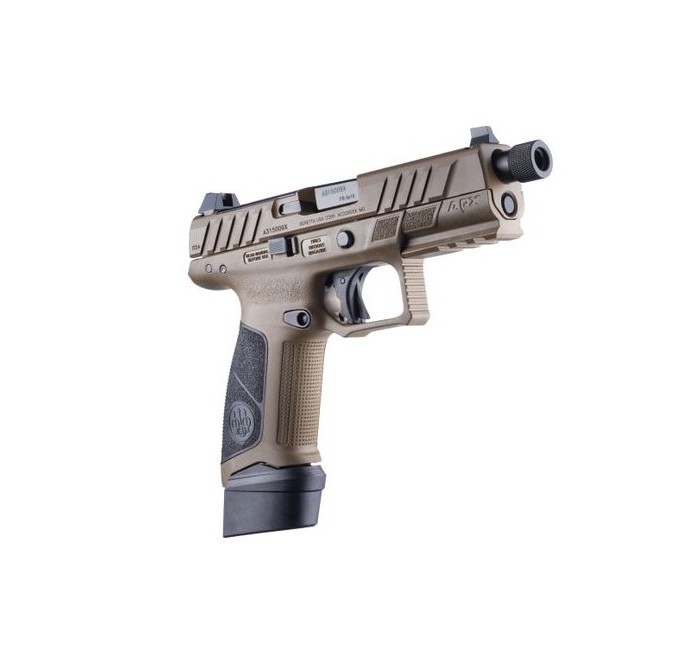 BERETTA PISTOLA APX A1 FS CAL 9x19 9 LUGER 19C DARK EARTH 