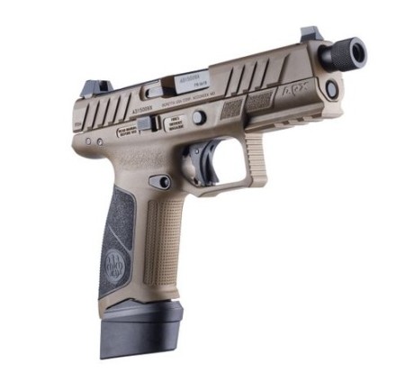 BERETTA PISTOLA APX A1 FS CAL 9x19 9 LUGER 19C DARK EARTH 