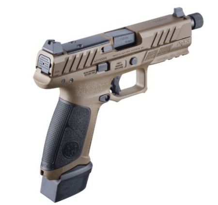 BERETTA PISTOLA APX A1 FS CAL 9x19 9 LUGER 19C DARK EARTH 