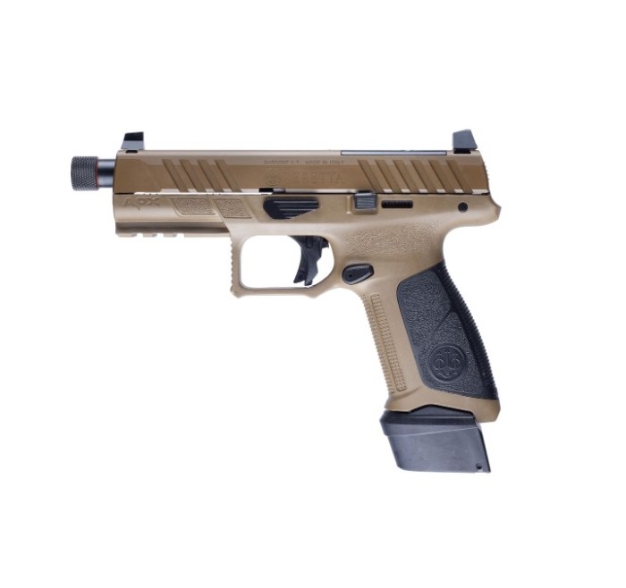 BERETTA PISTOLA APX A1 FS CAL 9x19 9 LUGER 19C DARK EARTH 