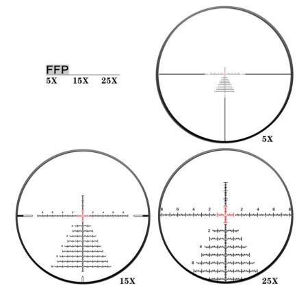 DISCOVERY OPTICS OTTICA 5-25x56 SF IR ED AO 34mm CANNOCCHIALE