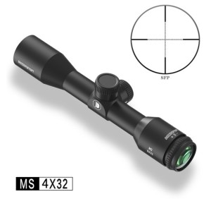 DISCOVERY OPTICS OTTICA MS 4x32 1" MD ANELLI 11mm CANNOCCHIALE