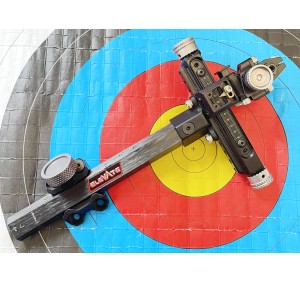 *USATO* CBE MIRINO VERTEX ELEVATE RH (destro) - con lentino MAGNIFIER e SCALE MIRINO