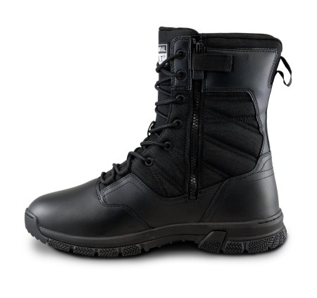 ORIGINAL SWAT ANFIBIO PROTEC 8" SIDE-ZIP POLISHABLE TOE MEN'S NERO