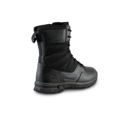 ORIGINAL SWAT ANFIBIO PROTEC 8" SIDE-ZIP POLISHABLE TOE MEN'S NERO