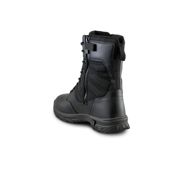ORIGINAL SWAT ANFIBIO PROTEC 8" SIDE-ZIP POLISHABLE TOE MEN'S NERO