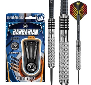 FRECCETTE PUNTA ACCIAIO WINMAU SILVER BARBARIAN 22 GR. (3 PZ.)