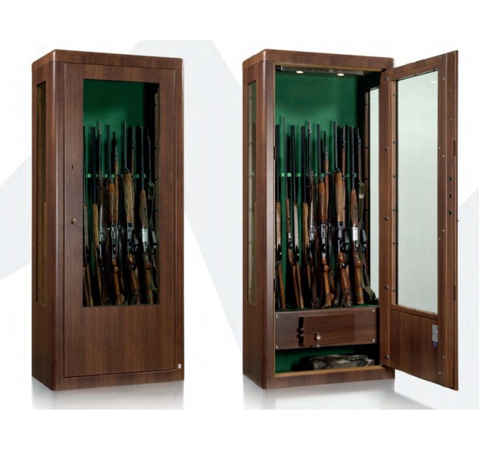 METALK ARMADIO BLINDATO ALLODOLA 13 POSTI WOOD LINE