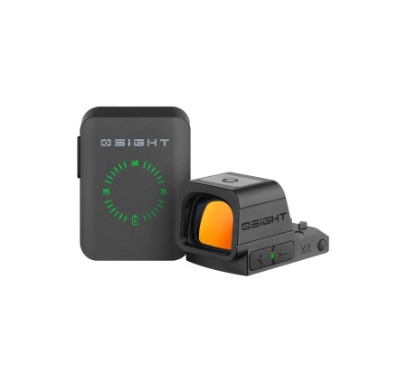 OSIGHT RED DOT XR MULTIRETICOLO 2-6/32MOA RICARICABILE