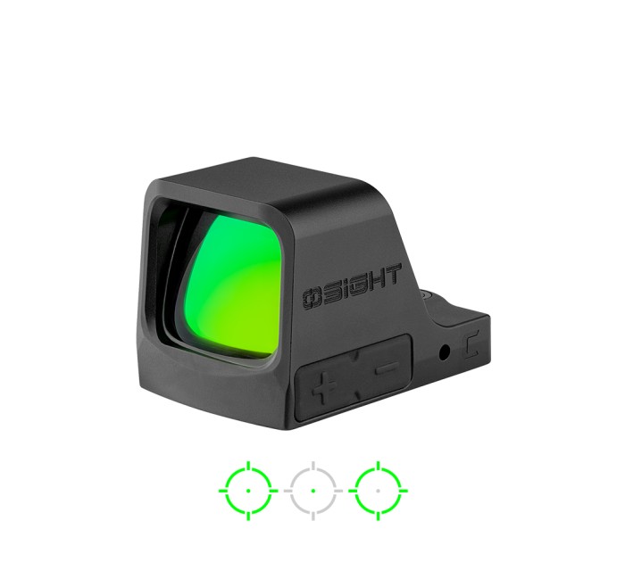 OSIGHT GREEN DOT C MULTIRETICOLO 3/32 MOA