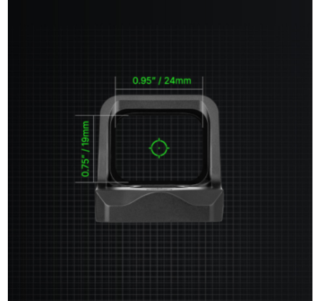 OSIGHT GREEN DOT C MULTIRETICOLO 3/32 MOA