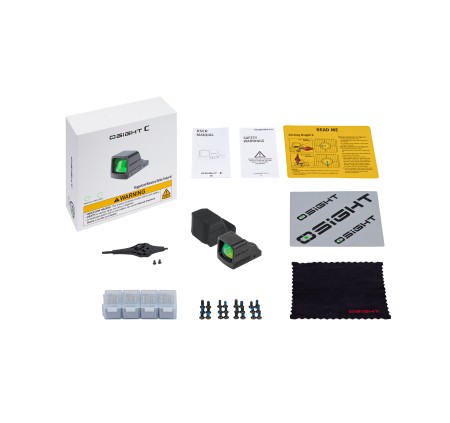 OSIGHT GREEN DOT C MULTIRETICOLO 3/32 MOA