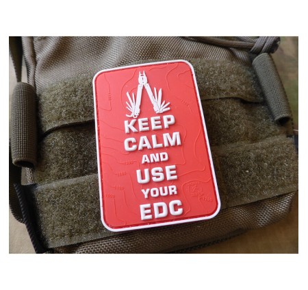 VARI PATCH PVC KEEP CALM AND USE YOUR EDC