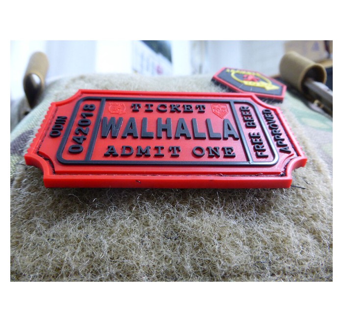 VARI PATCH PVC WALHALLA TICKET
