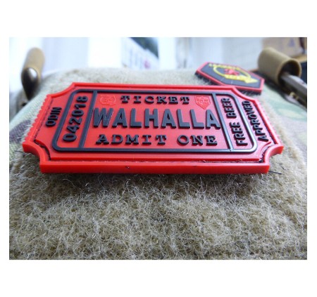 VARI PATCH PVC WALHALLA TICKET