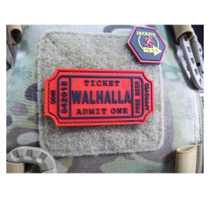 VARI PATCH PVC WALHALLA TICKET
