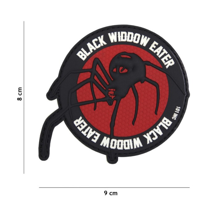 VARI PATCH PVC BLACK WIDDOW EATER