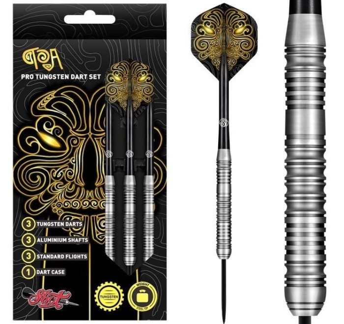 FRECCETTE PUNTA ACCIAIO IN TUNGSTENO 70% SHOT TOA  23 gr.