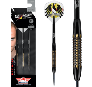 FRECCETTE PUNTA ACCIAIO BULL'S MAXIMISER MAX HOPP 21 gr.